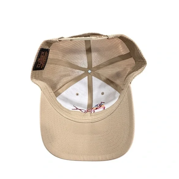 NWOT Outer Banks OBX Khaki Trucker Snapback Adjustable OSFA Hat - Picture 3 of 5